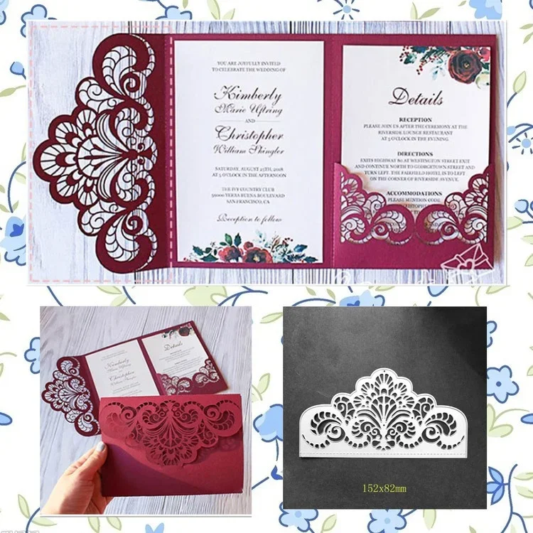 Invitation Card Cutting Dies 5