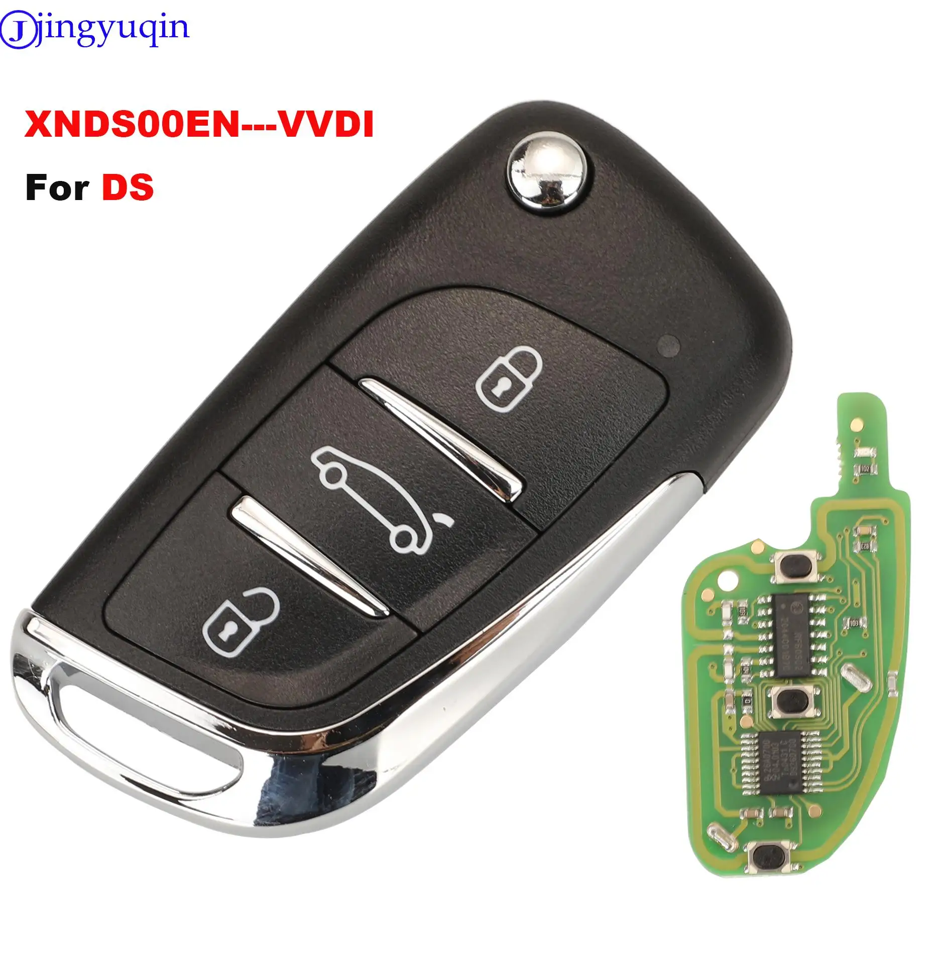 Xhorse Jingyuqin Chiave Remota Wireless Per Ds Tipo 3 Pulsanti Xnds00En Chiave Universale Per Strumento Chiave Vvdi Per Vvdi2