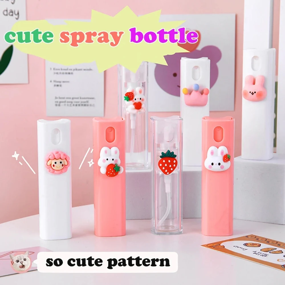 Cute Perfume Bottle 10ml Refillable Mini Spray Bottle Empty Container Tank Cute Oral Spray Sub-bottling Travel Lotion Sprayer