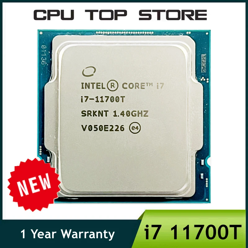 Intel Core i7 11700T 1.4GHz Eight-Core Sixteen-Thread CPU Processor 35W LGA 1200