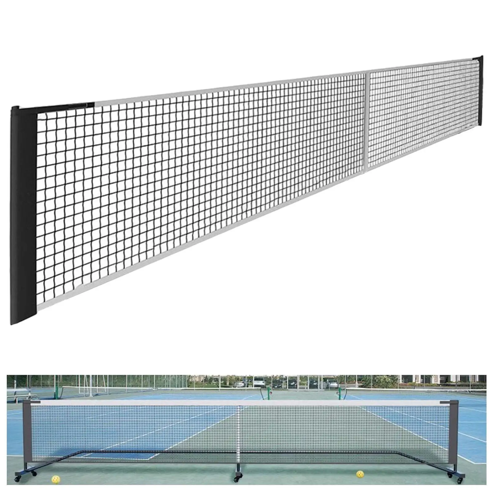 Pickleball Net Training Netting Pickle Ball Net Professional Portable for Park Outdoor Activities Beach Gym (No Frame)