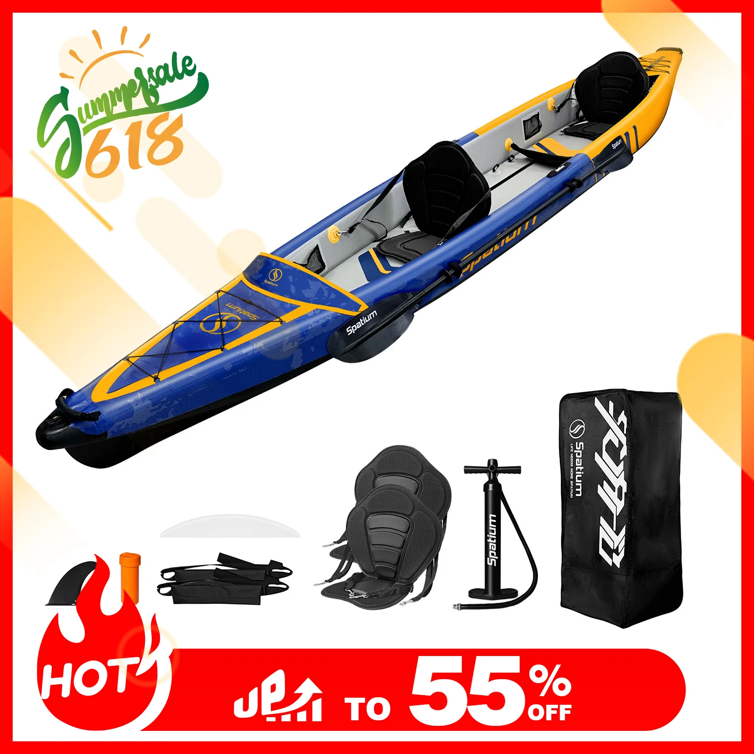 Spatium Inflatable Kayak 1