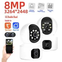Tuya-Caméra de surveillance intelligente IP WiFi 8MP, dispositif de sécurité domestique, avec vision nocturne et suivi automatique des humains 1