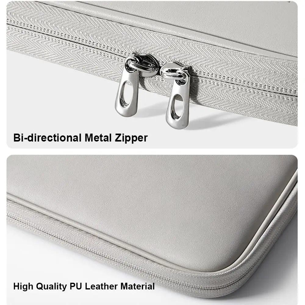 13 14 15 inch Laptop Sleeve Tablet Case PU Leather Shockproof Business Notebook Computer Bag Ultrabook Pouch For HP/Dell/Lenovo
