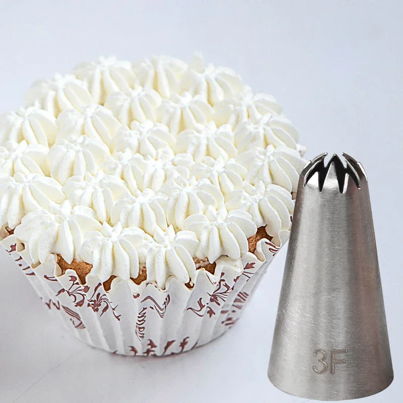 1G#2C#C10 Large Cream Nozzles Rose Flower Icing Piping Nozzle Cherry Blossoms Pastry Tips Cupcake Cookie Confectionery Cake Tool Cake Decorating Tip Set Cake Icing Nozzles Baking Nozzle Set Cake Decorating Nozzle Set Baking Supplies