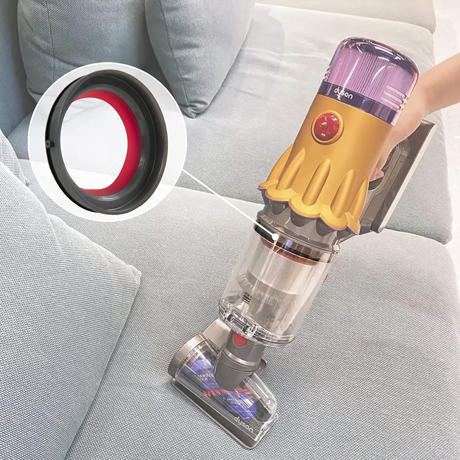 ダストボックス固定シールリング Dyson V12 SV20 Detect スリム