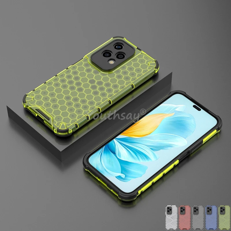 Honeycomb Shockproof Translucent Armor Case Cover