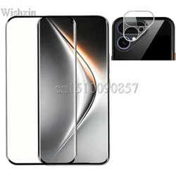 3D Curved 9H Tempered Glass Screen and Camera Lens Protector for 3Glass  3Camera Film