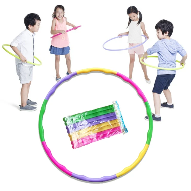 Adult Kids Multicolor Hula Hoop Hoops Fitness Activity Plastic Indoor  Outdoor