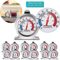 Pack de 2 thermomètres pour réfrigérateur -20-80 ° Thermomètre de réfrigérateur classique F à grand cadran avec thermomètre indicateur rouge pour refroidisseur de congélateur 1