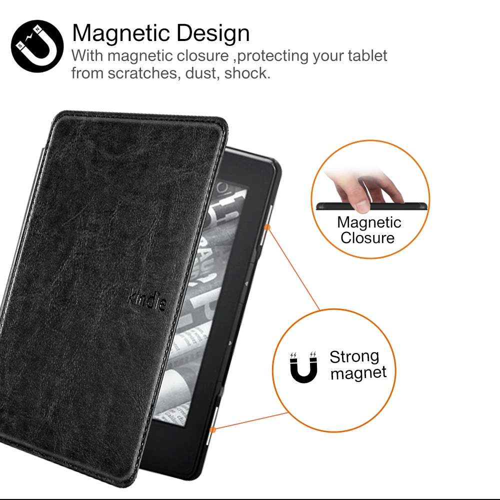 5 Capa Magnética para Kindle Basic 4