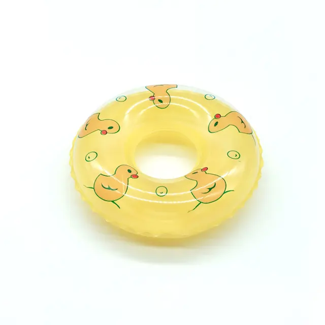 Children Playing In Water Toys Mini Swimming Laps Miniature Miniature Duckling Swimming Ring Inflatable Toys Baby Bathing 4
