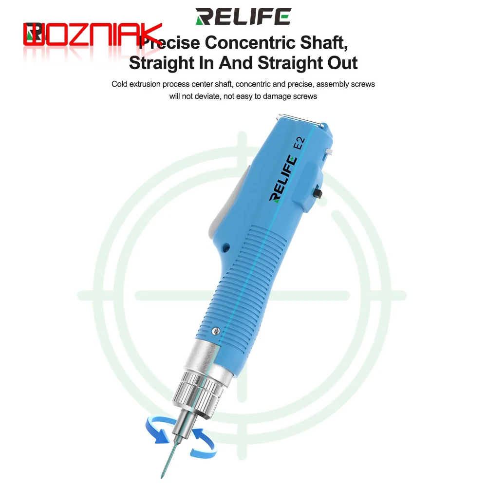 RELIFE E2 Torque Electric Screwdriver Set Multi-speed