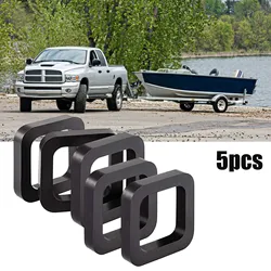 Coussinet d'attelage récepteur de remorque 2 pouces, 5 pièces, tapis silencieux pour remorque voiture camion récepteur d'attelage coussins de silencieux pour réduction de hochet 