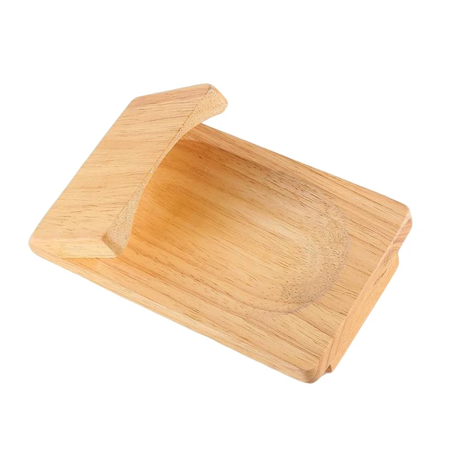 Wooden Oyster Shucking Clamp Opening Tool Restaurant Gadgets