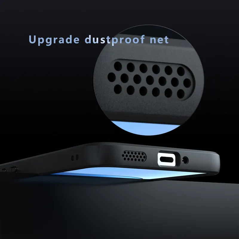 Luxury Frosted Skin Feel Translucent Slim Case with Magnetic Anti-Drop Protection