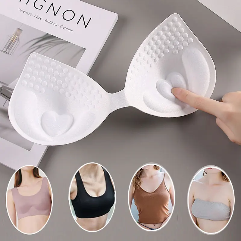 

Swimsuit Padding Inserts Women Clothes Accessories Foam Triangle Sponge Pads