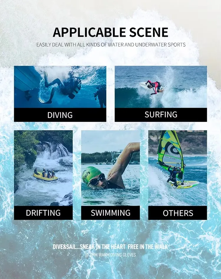 5MM/3MM/1MM Neopren Tauchen Mit Kapuze Männer Frauen Verdicken Sonnenschutz Schwimmen Kappe Tieftauchen surfen Speerfischen Anti-kälte Scuba Hut – Detail 7