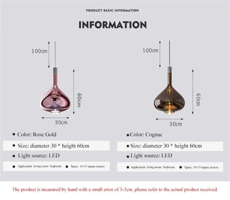 Description Picture 4 of itemModern Italy Lodes Sky-Fall LED Glass Pendant Lamp for Hotel Kitchen Restaurant Bar Decor Chandeliers Suspension Lustre Lighting