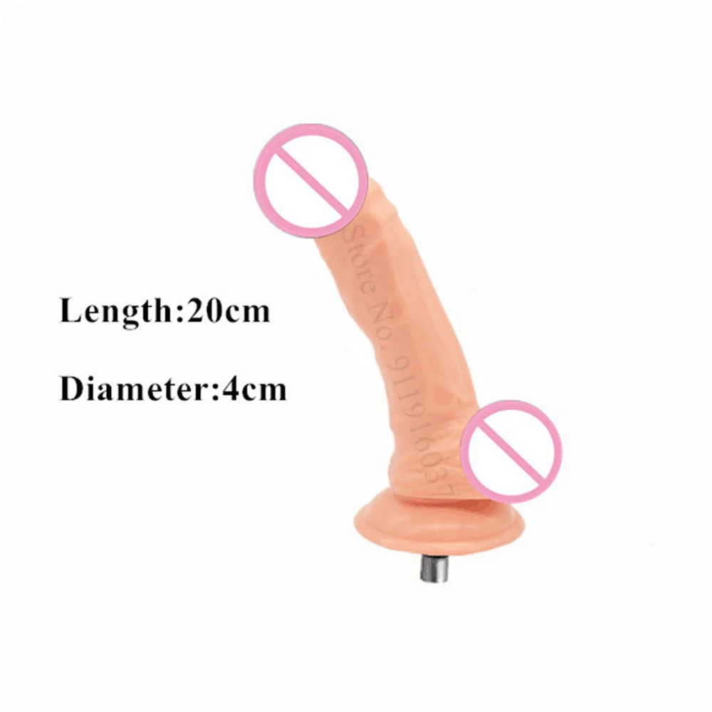 Electric Dildo Machine Attachments Male Penis 3XLR Metal Nozzles Dildo Vibrator Adapters Massage Gun Anal Plug-sex toy