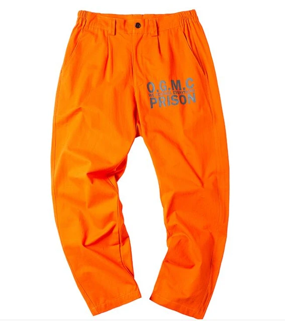 Pantalón de prisión americano para hombre, uniforme naranja, Primavera -  AliExpress