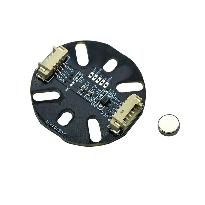 MT6701 Magnetic Encoder, 14-bit, Compatible with Stepper Motors & Brushless Motors, Supports ABZ/ SSI/ I²C/ PWM Interfaces image 1