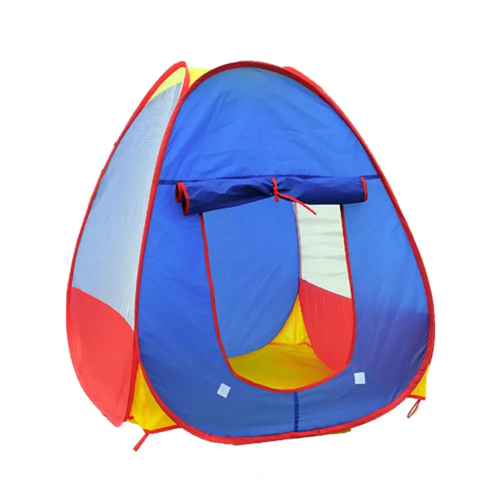 Children Indoor Tent Foldable Kids Castle Play Tent Toy for Girls Boys Indoor Outdoor Fun Gift with Mesh Windows Safe for Ages 6