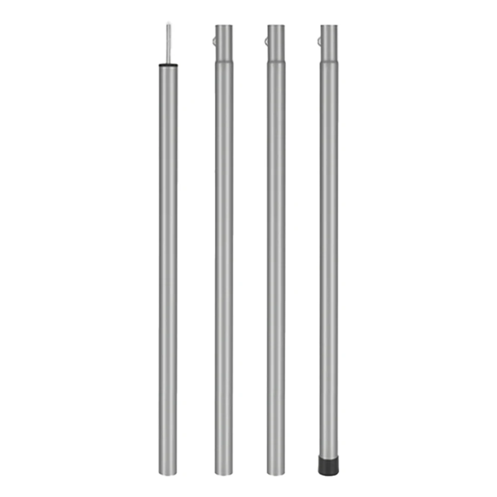 Beach Shelter Tarp Awning Pole 25mm Portable Canopy Awning Support Pole Wind Resistance Detachable for Backpacking Camping