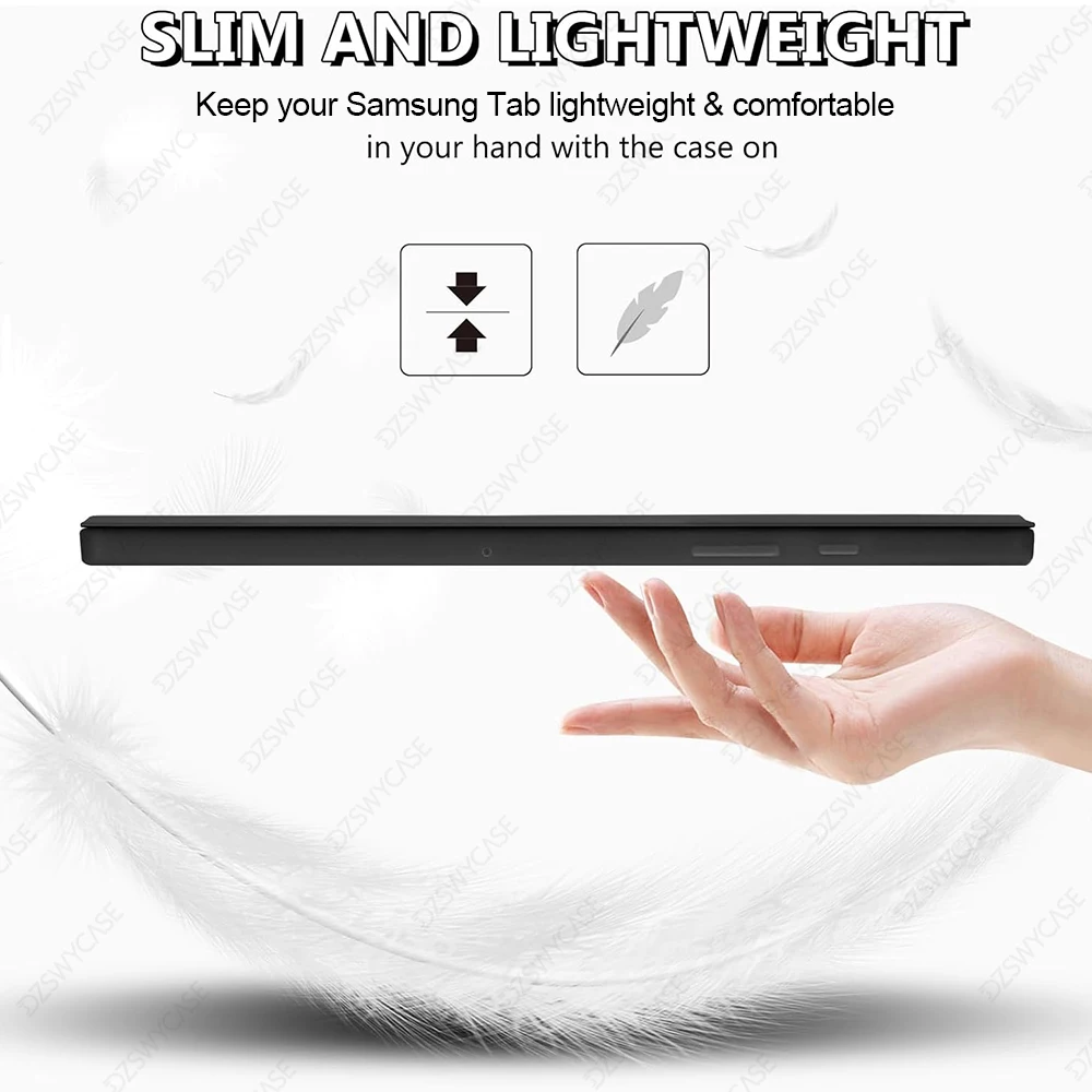 Silicone Slim Trifold Stand Tablet Case with Auto Sleep/Wake Feature