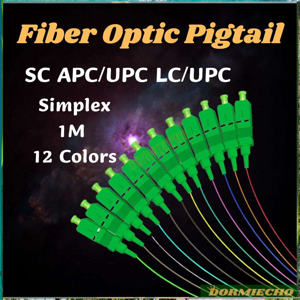 

Высококачественный волоконно-оптический патч-корд SC APC/UPC LC/UPC Pigtail Simplex, 1 м, 12 цветов, SM(9/125) Fanout, оптовая цена
