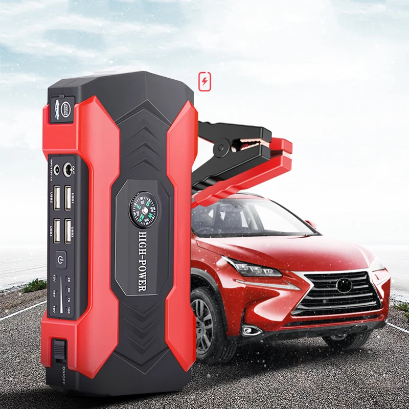 

12V Automotive Battery Charge Car Jump Starter Power Bank Portable Charger Car Booster Auto Starting Device Emergency Battery