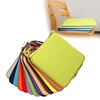 1Pc Candy Colors Cushion Garden Fabric Plain Plain Cushion European Dining Chair Cushion Creative Sofa Fabric Cushion 40*40cm 1