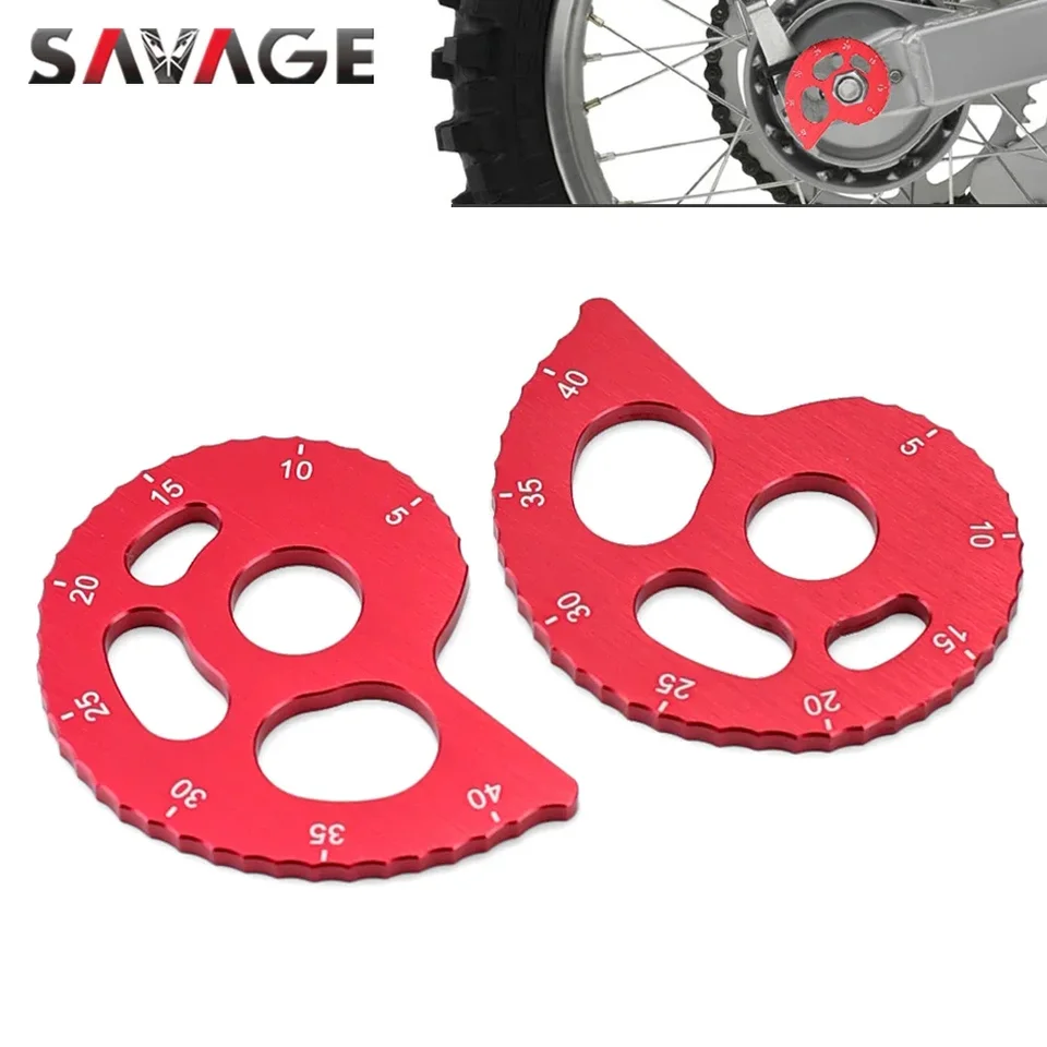 Rear Axle Chain Adjusters For Honda CRF230L 2006-2010 CRF150F CRF230F 2003-2017 - Foto 7