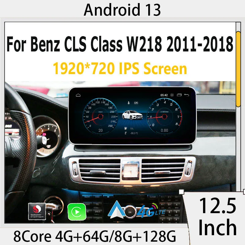 

Factory Price Car Video Player GPS Navigation For Mercedes Benz CLS Class W218 Qualcomm Android13 Auto Radio Stereo CarPlay 4G