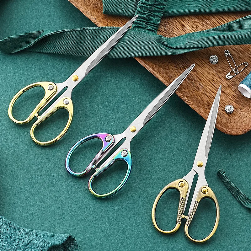 Office-Scissors-Stainless-Steel-Zinc-Alloy-Household-Scissors-Handmade ...