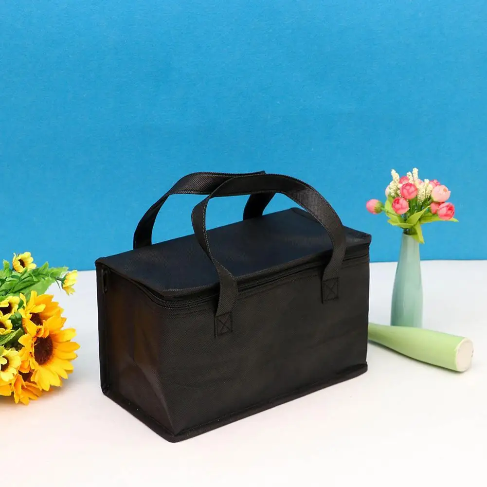 Wieder verwendbare Thermo beutel isoliert Bier Kühltasche im Freien Mahlzeit Getränk Camping Grill liefert Reiß verschluss Reise Bento Taschen Pack Mittagessen Picknick tasche – Detail 8