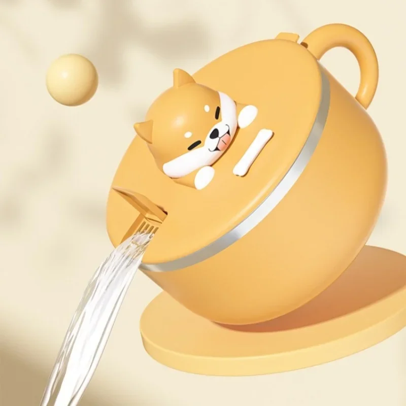 Stainless Steel Instant Noodle Bowl with Phone Holder