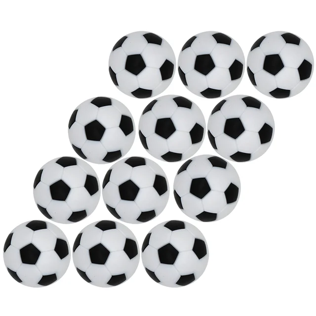 12 Pcs Mini Table Football Soccer Balls Footballs Foosball Replacement Replacements Accessories