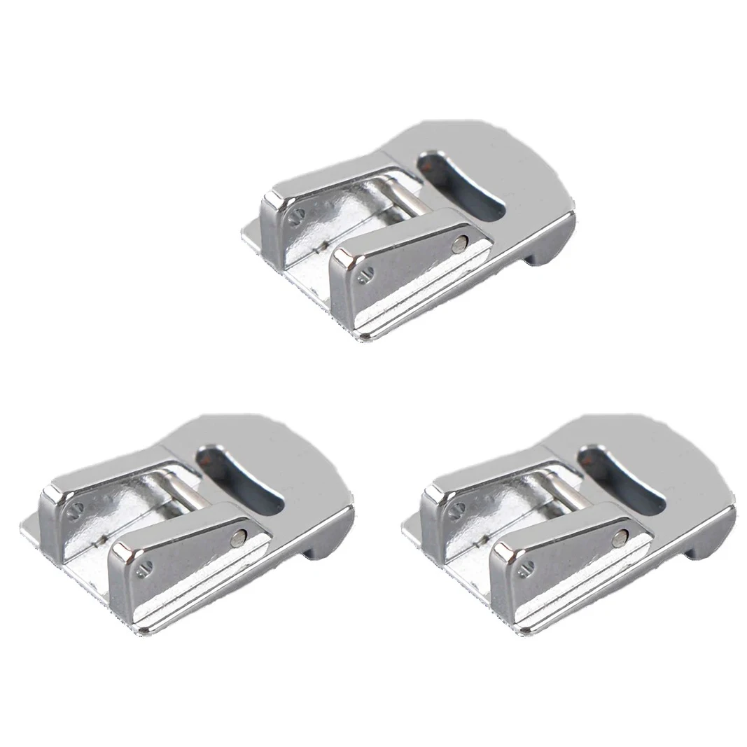 Set of Silver Rolled Hem Curling Presser Feet for Sewing Machines - Hot Sale Sewing Accessories