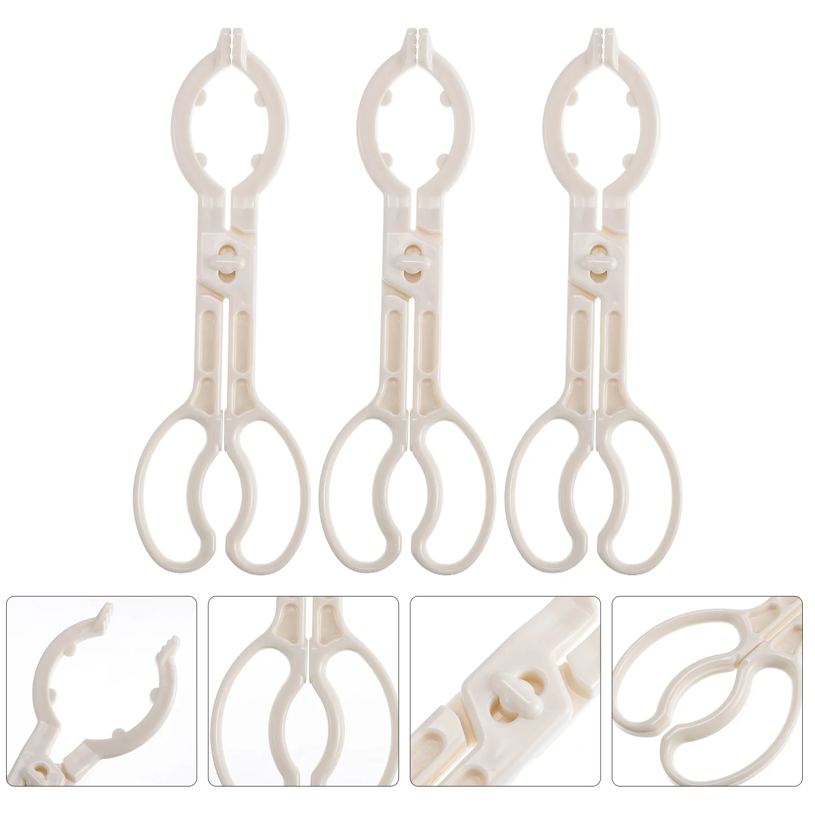 

3 Pcs Bottle Clip Anti-slip Clamp Baby Milk Plastic Non-slip Feeding Infant Holder Anti-Skid