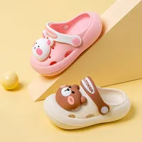 Baby Boys and Girls' Anti-skid Comfortable and Versatile Slippers Cave Shoes Cartoon Animals Korean Version Summer 2