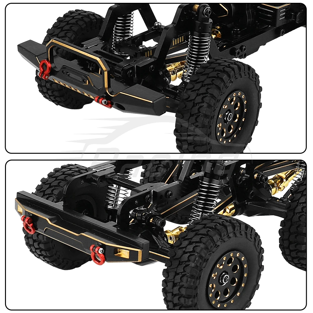 Ȳ + ˷̴ ݼ 6x6 RC ڵ  ,  ߰ Ĺ  ڽ, TRX4M 1/18 RC ũѷ ڵ ǰ DIY