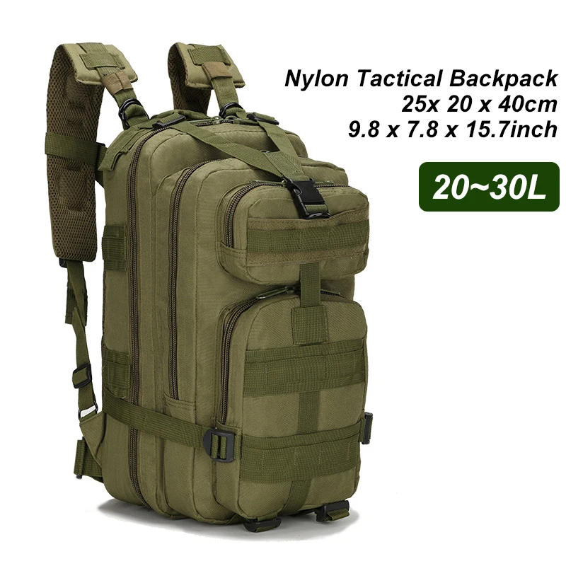 HDE Mochila militar táctica 20L MOLLE Bug Out Bag Mochilas de supervivencia  : Deportes y Actividades al Aire Libre 