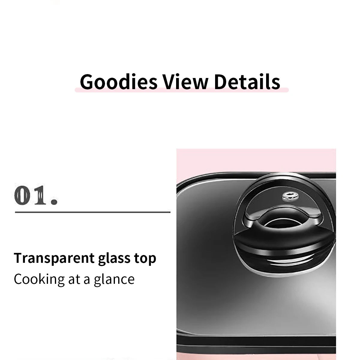 Description Picture 5 of item1200W 2 IN 1 Electric Hot Pot Stew Cooker BBQ Grill Multifunctional Non Stick Frying Pan Barbecue Plate Smokeless Roaster