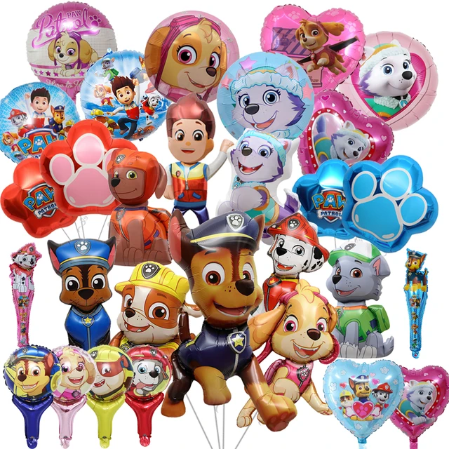 Décoration de fête d'anniversaire pat'patrouille, ensemble de vaisselle  jetable avec ballons Ryder Chase Skye, tasses, fournitures de fête pour  enfants, cadeau jouet - AliExpress