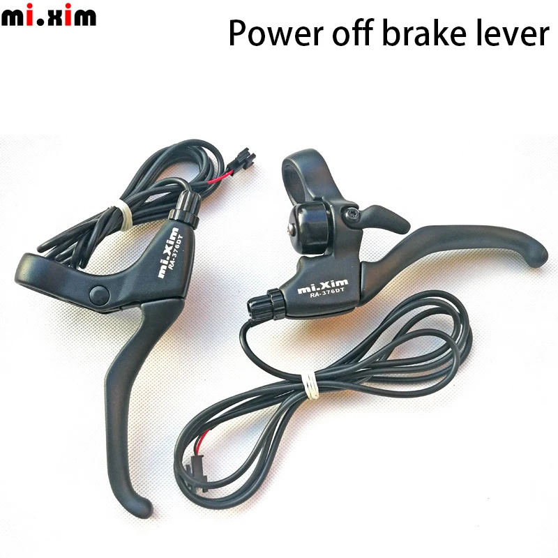 Leva Freno Bici Sensore Hall Bicicletta Elettrica Spegnimento Emtb Freno A Disco Maniglia Freno In Lega Di Alluminio Coppia Manubrio Leva