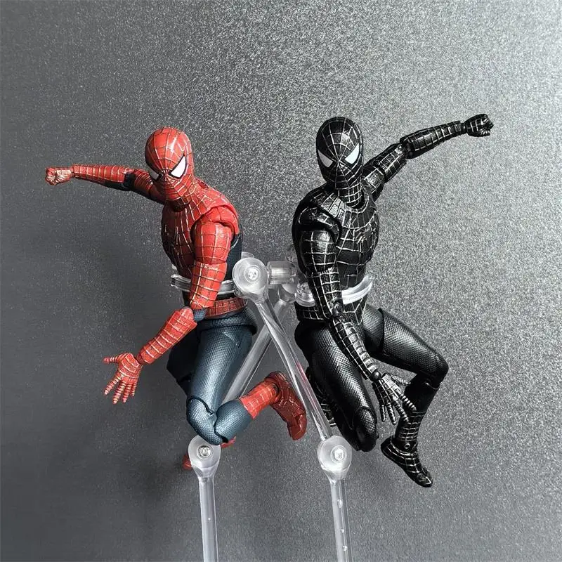 Modische 14CM Tobey Spider-Man KO Actionfigur Modellbausatz Desktop-Ornament Sammlerstück Anime-Fans Exquisites Geburtstagsgeschenk