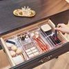 1/3 Grid Clear Acrylic Storage Box Dressing Table Cosmetics Lipstick Sorting Drawer Sundries Compartment Organizer 1
