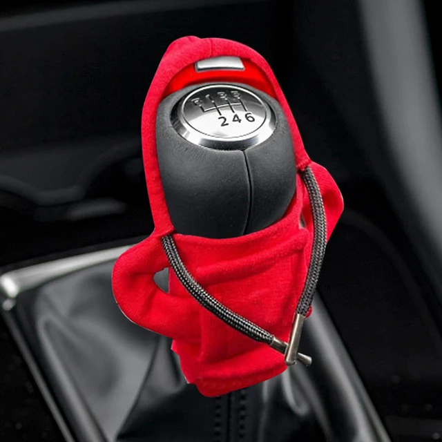 Gear Shift Hoodie For Car Shifter Automotive Interior Accessories Soft And  Adjustable Shift Knob Cover Car Accessories For Women - AliExpress