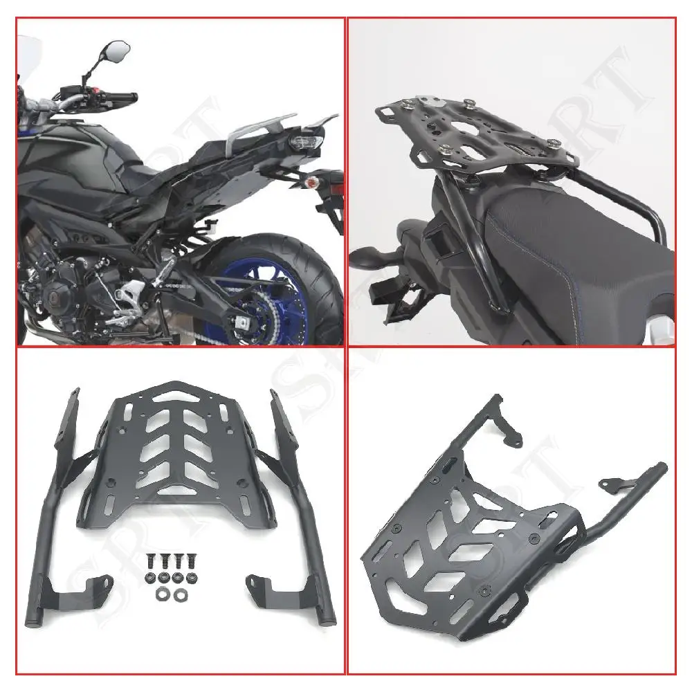 

Fits for Yamaha MT-09 TRACER 900 GT 2018-2021 Motorcycle Accessories Rear Luggage Shelf Top Rack Carrier Plate Shelves Bracket